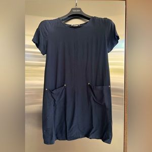 100% silk shift dress